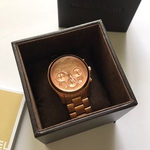 Micheal kors rose gold watch